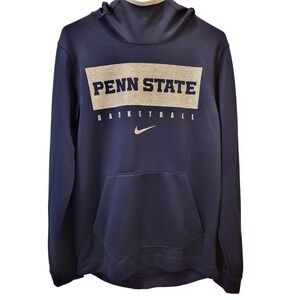 Nike Penn State Basketball Hoodie Pullover‎ Small Mens Collegiate